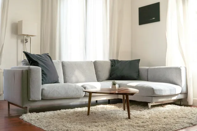 Hasil akhir sofa ruang keluarga